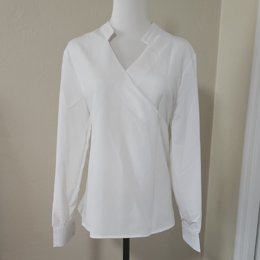 NWOT Elegant White Women's Top